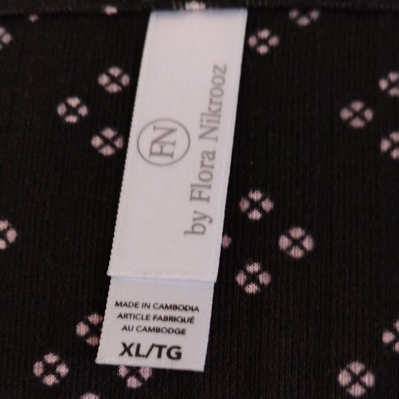 Flora Nikrooz 2 Piece Pajama/Lounging Set Size xl Chic Pjs - Picture 2 of 8